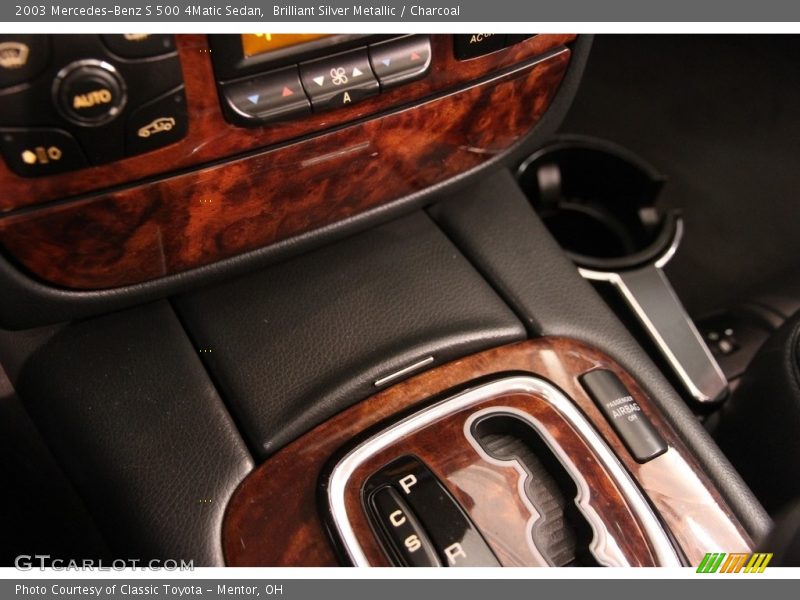 Brilliant Silver Metallic / Charcoal 2003 Mercedes-Benz S 500 4Matic Sedan