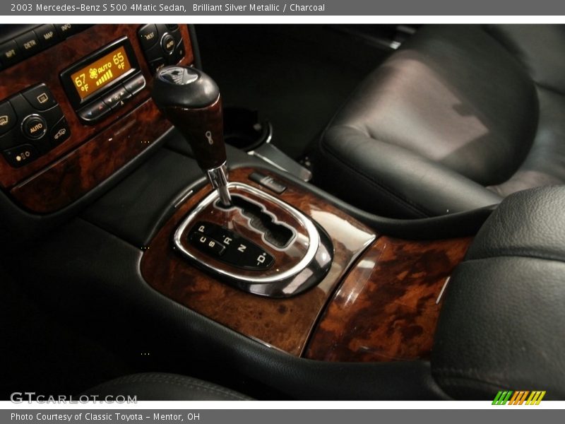 Brilliant Silver Metallic / Charcoal 2003 Mercedes-Benz S 500 4Matic Sedan