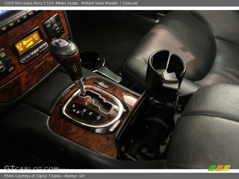 Brilliant Silver Metallic / Charcoal 2003 Mercedes-Benz S 500 4Matic Sedan