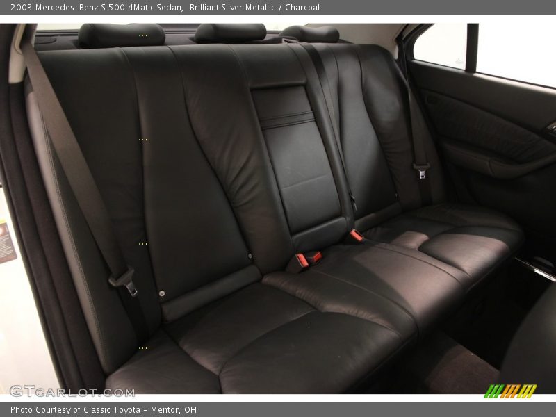 Brilliant Silver Metallic / Charcoal 2003 Mercedes-Benz S 500 4Matic Sedan
