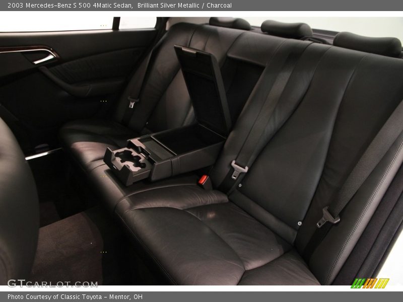 Brilliant Silver Metallic / Charcoal 2003 Mercedes-Benz S 500 4Matic Sedan