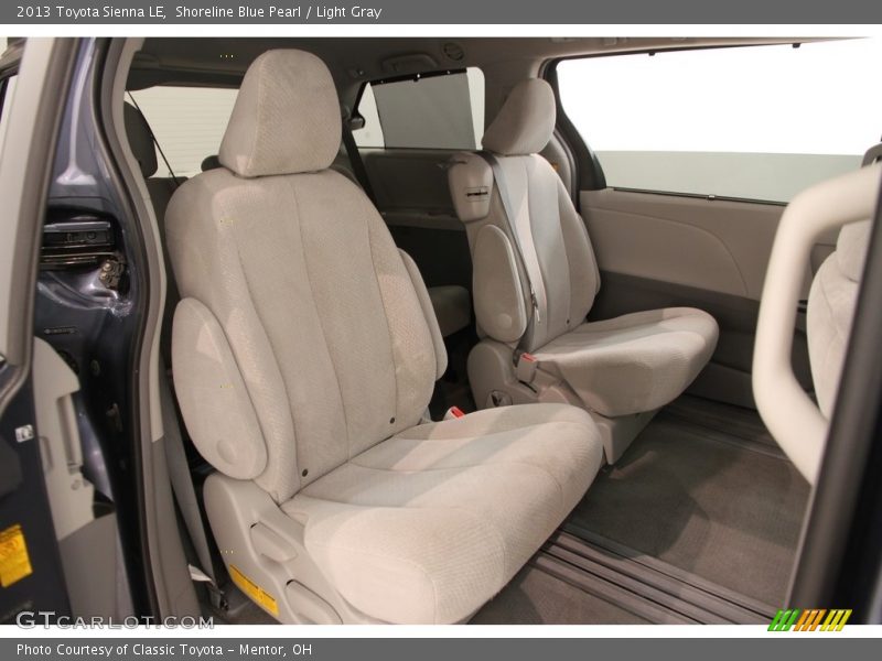 Shoreline Blue Pearl / Light Gray 2013 Toyota Sienna LE