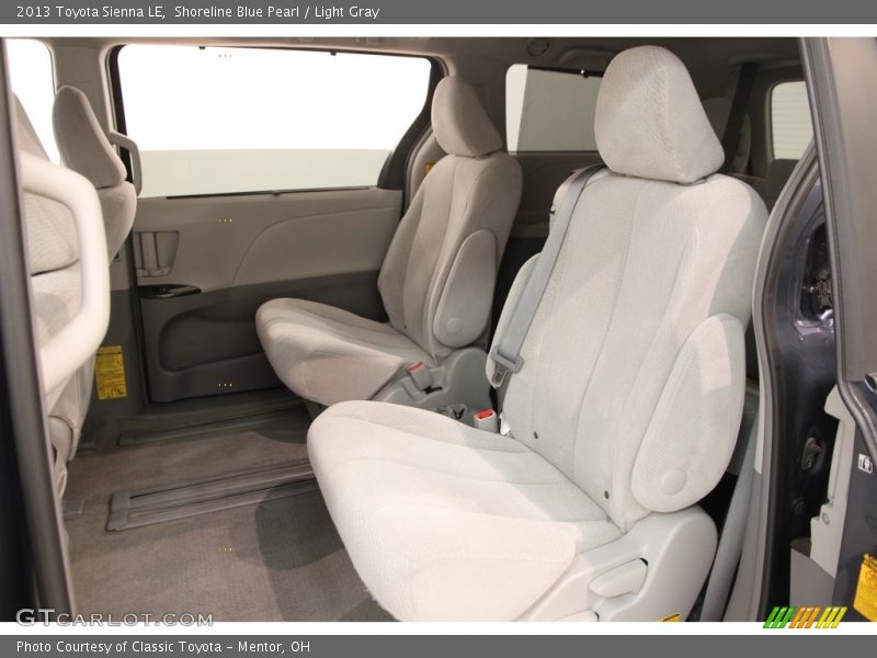 Shoreline Blue Pearl / Light Gray 2013 Toyota Sienna LE
