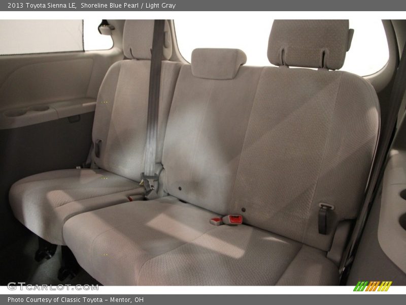Shoreline Blue Pearl / Light Gray 2013 Toyota Sienna LE