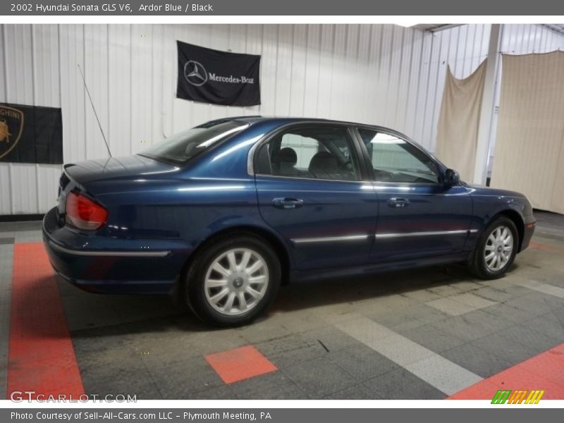 Ardor Blue / Black 2002 Hyundai Sonata GLS V6