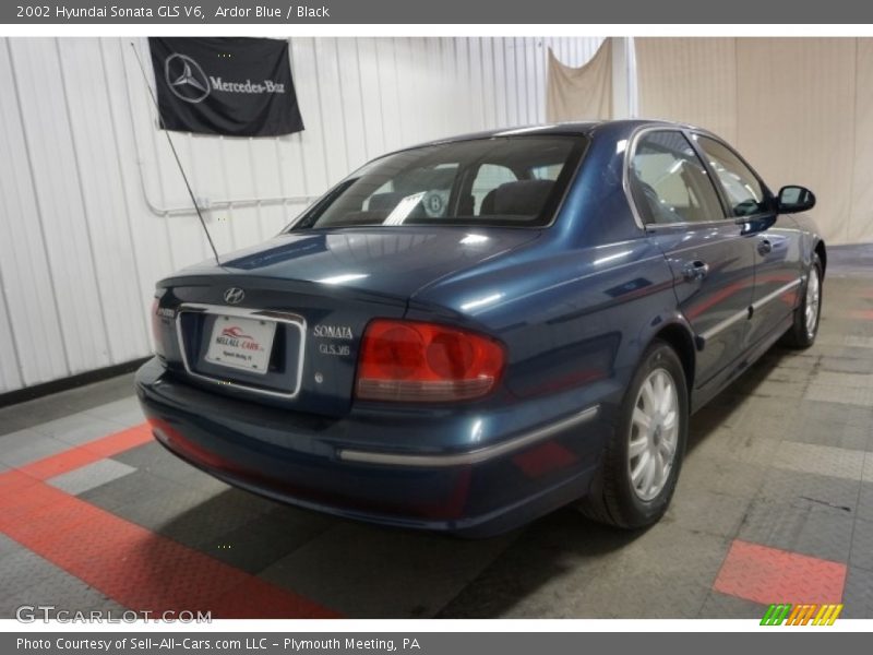 Ardor Blue / Black 2002 Hyundai Sonata GLS V6