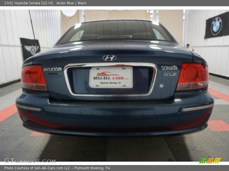 Ardor Blue / Black 2002 Hyundai Sonata GLS V6