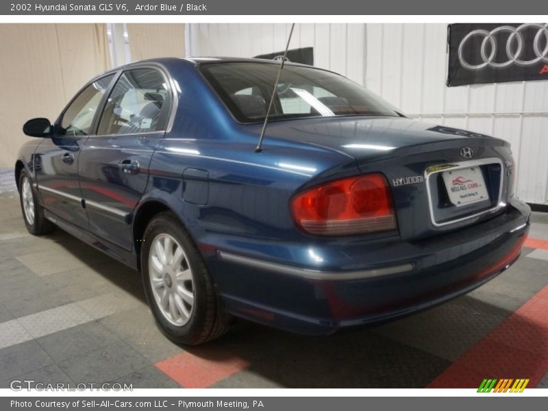 Ardor Blue / Black 2002 Hyundai Sonata GLS V6