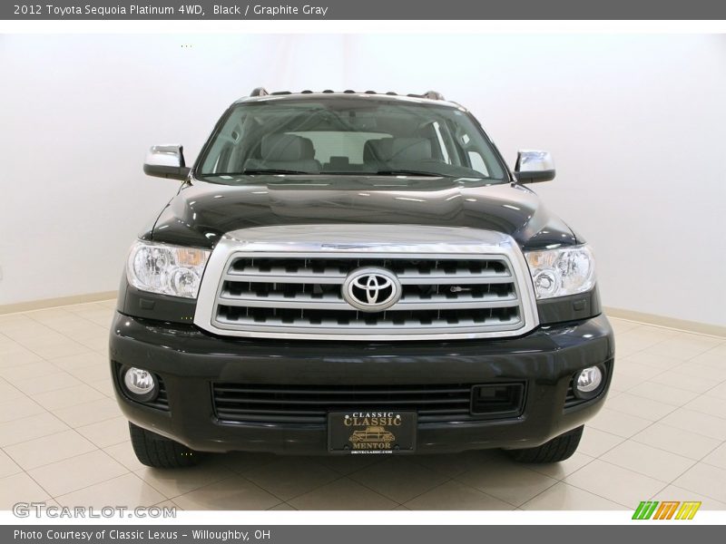 Black / Graphite Gray 2012 Toyota Sequoia Platinum 4WD