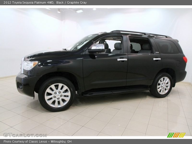 Black / Graphite Gray 2012 Toyota Sequoia Platinum 4WD
