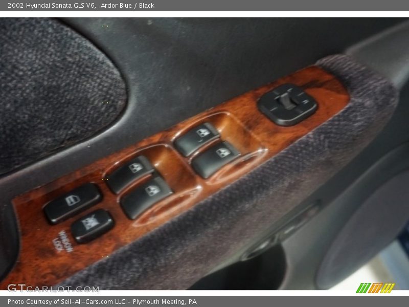 Ardor Blue / Black 2002 Hyundai Sonata GLS V6