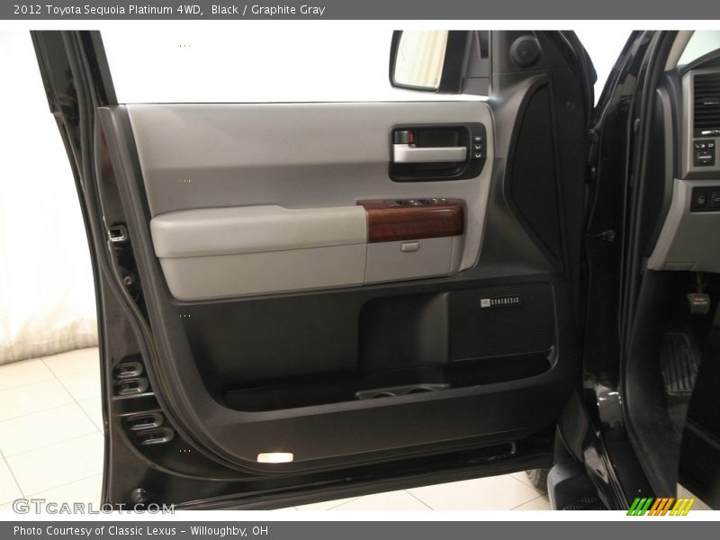 Black / Graphite Gray 2012 Toyota Sequoia Platinum 4WD