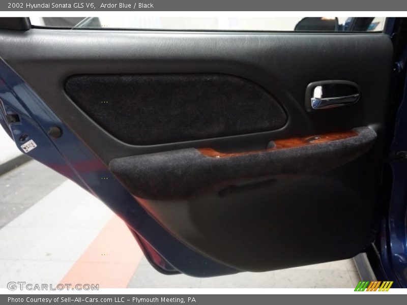 Ardor Blue / Black 2002 Hyundai Sonata GLS V6