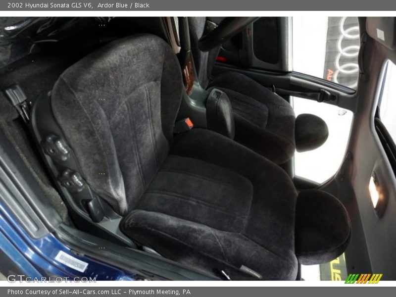 Ardor Blue / Black 2002 Hyundai Sonata GLS V6