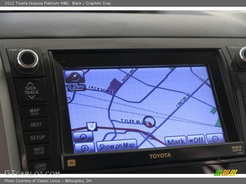 Black / Graphite Gray 2012 Toyota Sequoia Platinum 4WD
