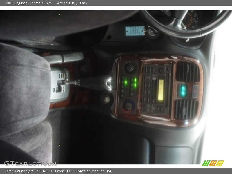 Ardor Blue / Black 2002 Hyundai Sonata GLS V6