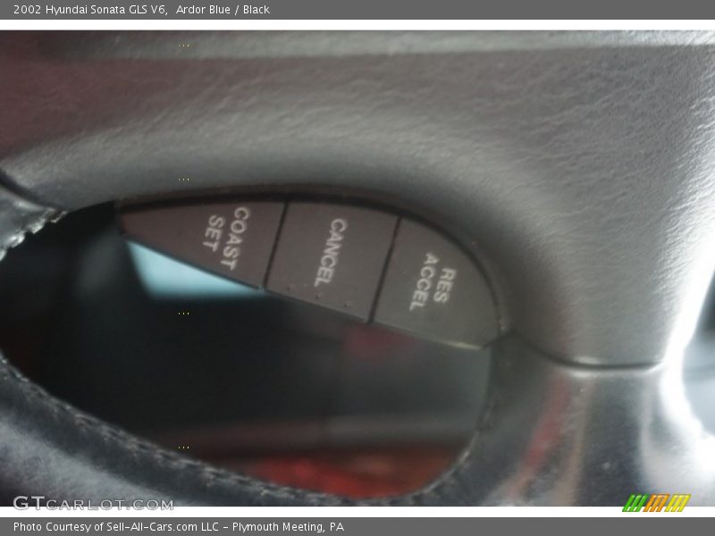 Ardor Blue / Black 2002 Hyundai Sonata GLS V6