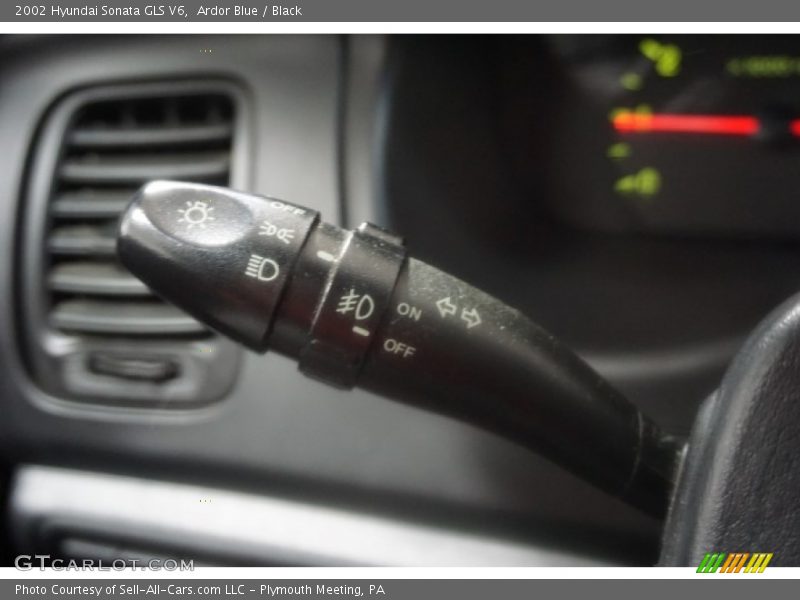 Ardor Blue / Black 2002 Hyundai Sonata GLS V6
