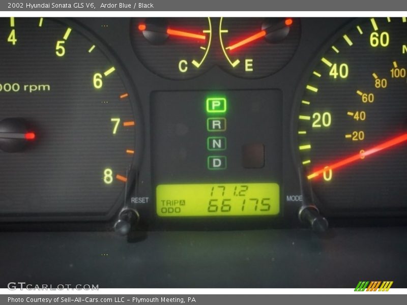 Ardor Blue / Black 2002 Hyundai Sonata GLS V6