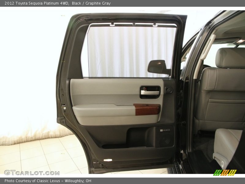 Black / Graphite Gray 2012 Toyota Sequoia Platinum 4WD