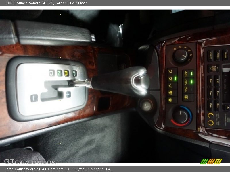 Ardor Blue / Black 2002 Hyundai Sonata GLS V6
