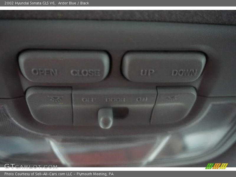Ardor Blue / Black 2002 Hyundai Sonata GLS V6