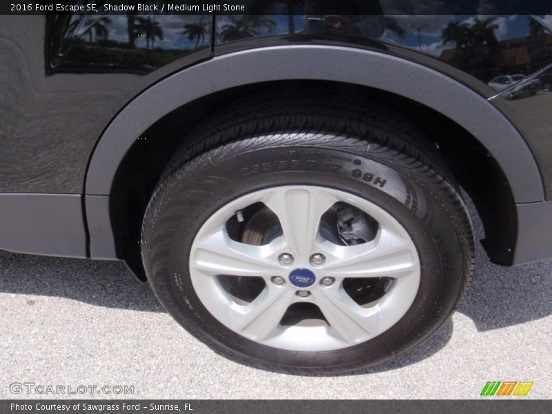 Shadow Black / Medium Light Stone 2016 Ford Escape SE