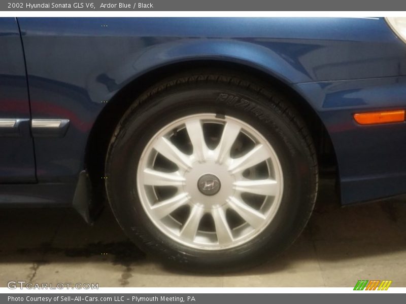 Ardor Blue / Black 2002 Hyundai Sonata GLS V6