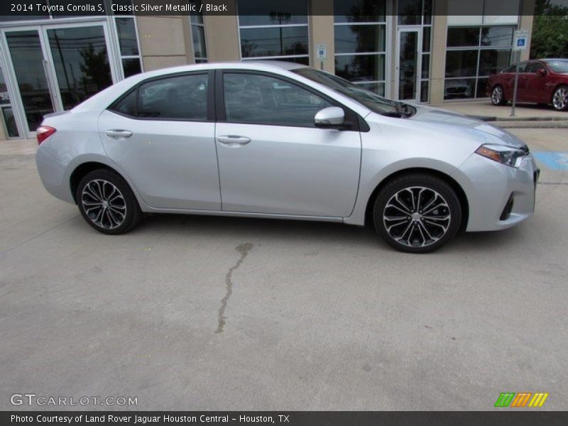 Classic Silver Metallic / Black 2014 Toyota Corolla S