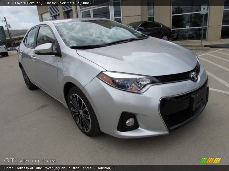 Classic Silver Metallic / Black 2014 Toyota Corolla S