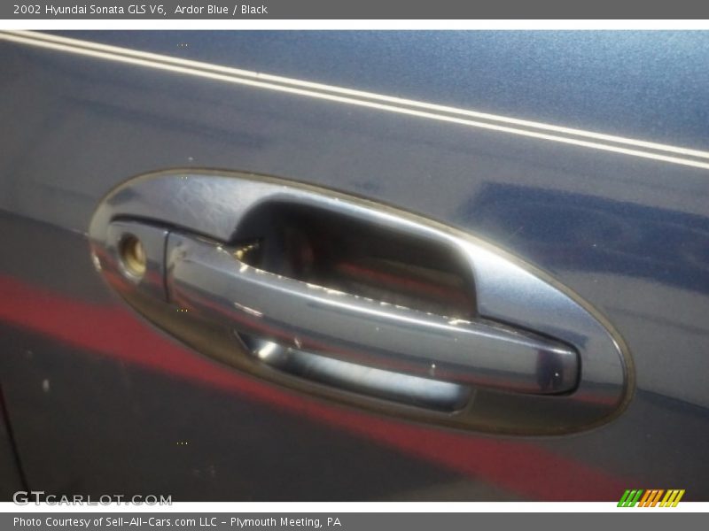 Ardor Blue / Black 2002 Hyundai Sonata GLS V6