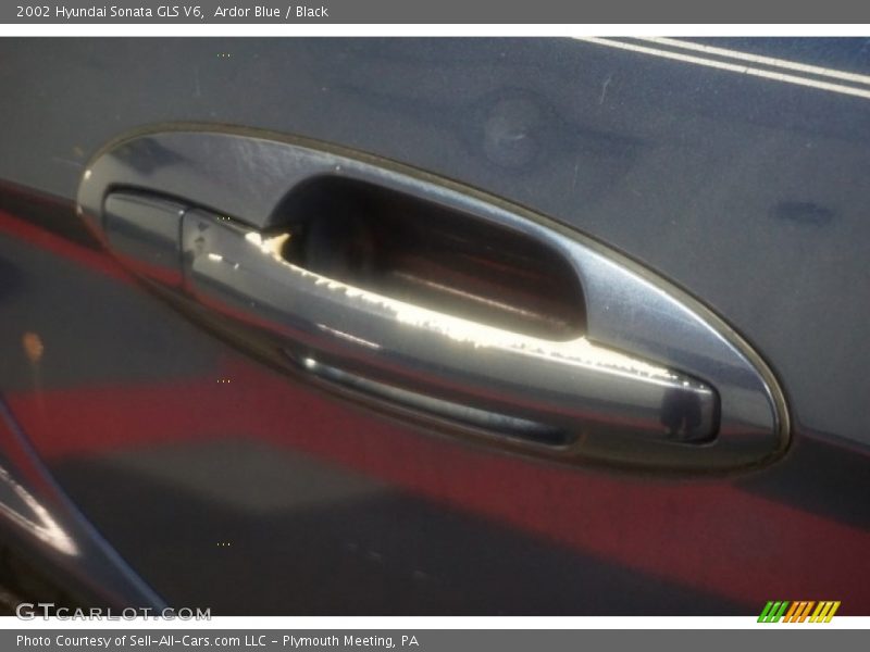 Ardor Blue / Black 2002 Hyundai Sonata GLS V6