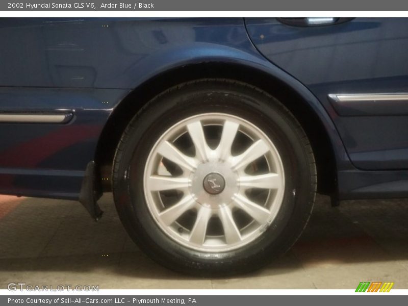 Ardor Blue / Black 2002 Hyundai Sonata GLS V6