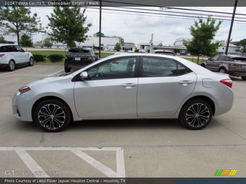 Classic Silver Metallic / Black 2014 Toyota Corolla S