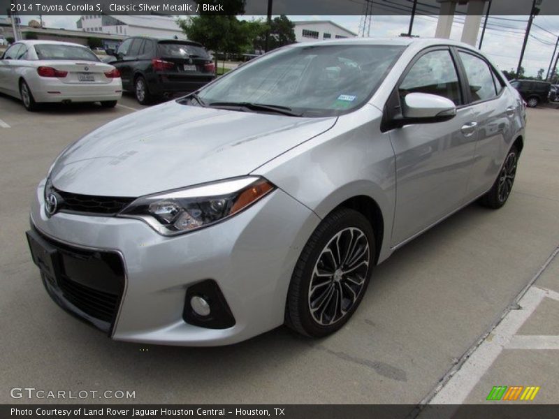 Classic Silver Metallic / Black 2014 Toyota Corolla S