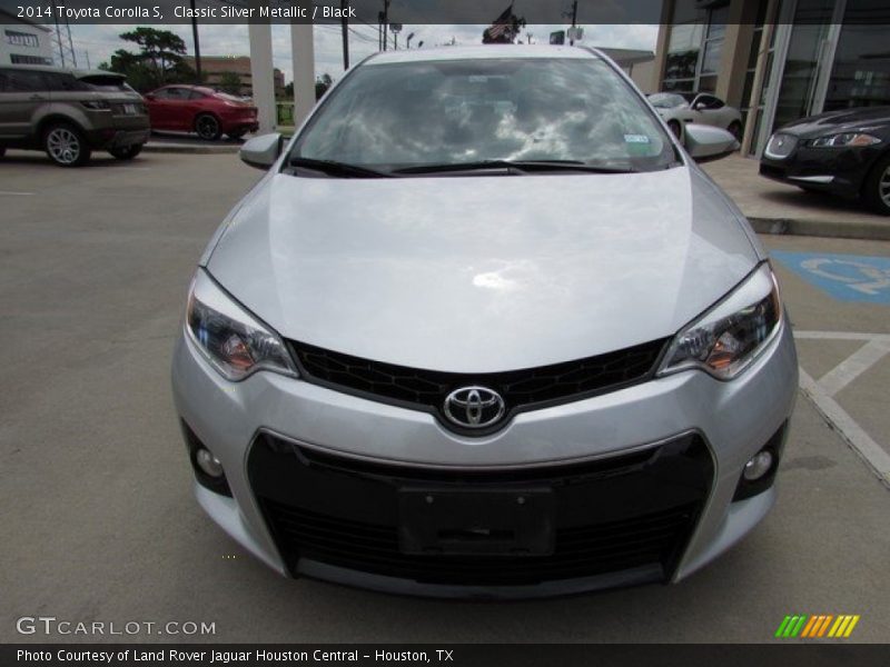 Classic Silver Metallic / Black 2014 Toyota Corolla S