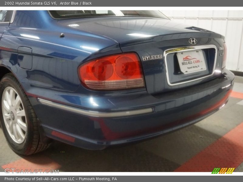 Ardor Blue / Black 2002 Hyundai Sonata GLS V6
