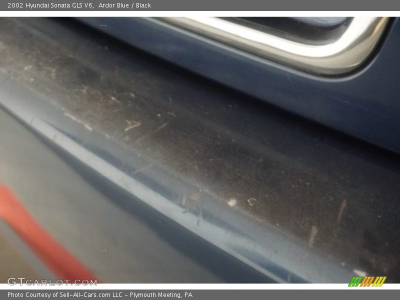 Ardor Blue / Black 2002 Hyundai Sonata GLS V6