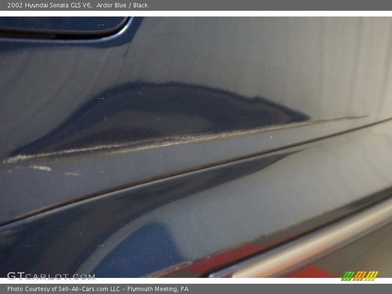 Ardor Blue / Black 2002 Hyundai Sonata GLS V6