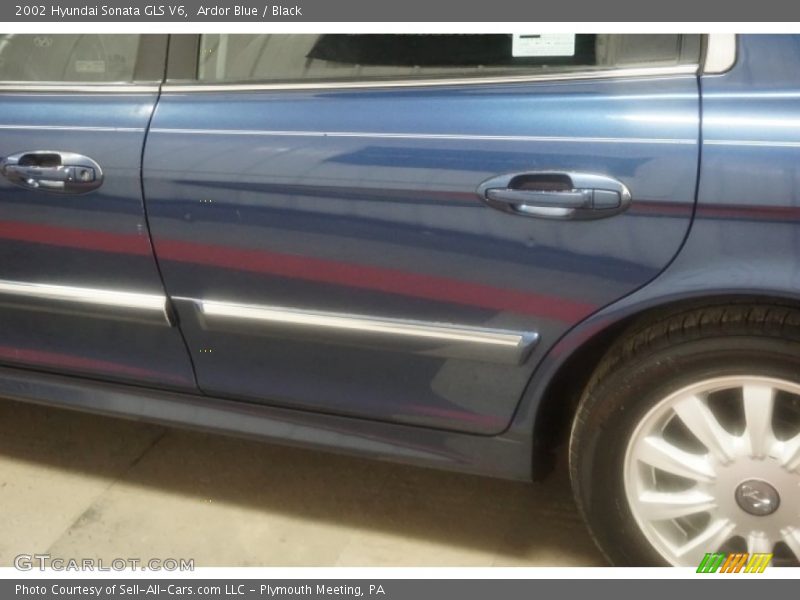 Ardor Blue / Black 2002 Hyundai Sonata GLS V6