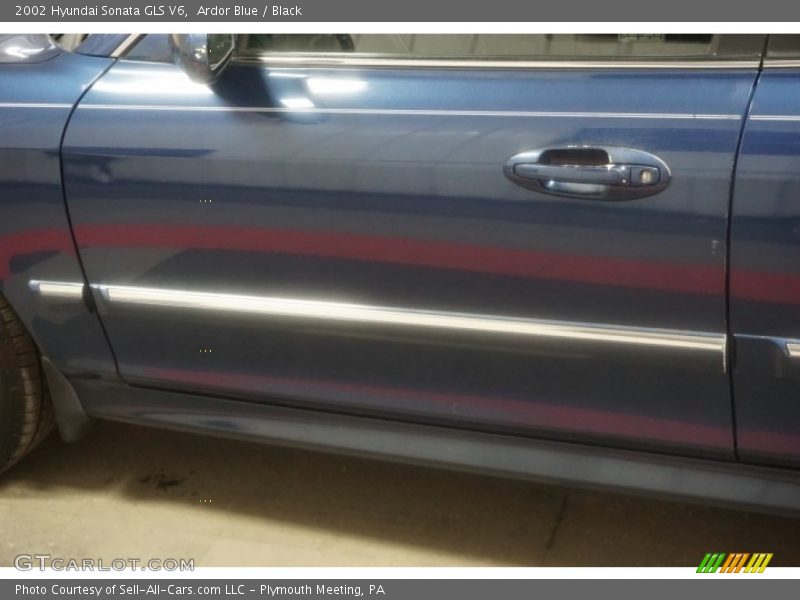 Ardor Blue / Black 2002 Hyundai Sonata GLS V6