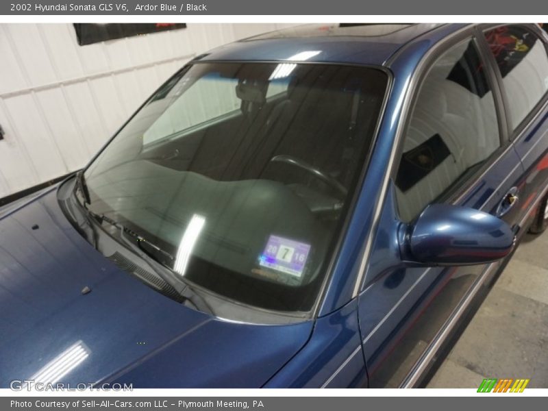 Ardor Blue / Black 2002 Hyundai Sonata GLS V6