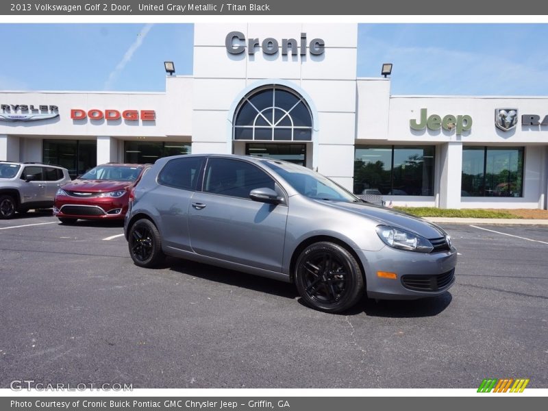 United Gray Metallic / Titan Black 2013 Volkswagen Golf 2 Door