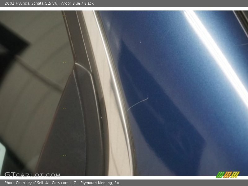 Ardor Blue / Black 2002 Hyundai Sonata GLS V6