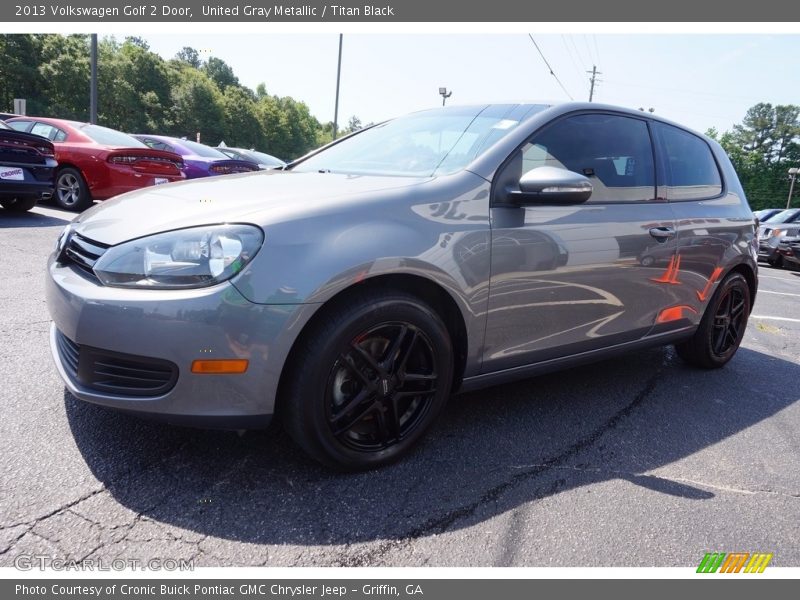 United Gray Metallic / Titan Black 2013 Volkswagen Golf 2 Door