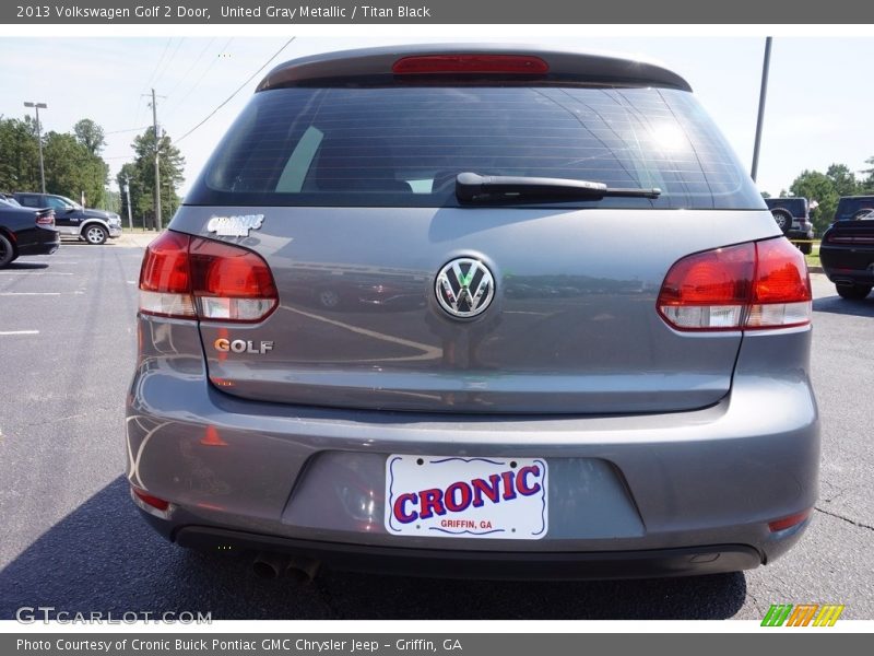 United Gray Metallic / Titan Black 2013 Volkswagen Golf 2 Door