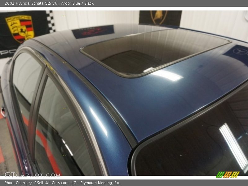 Ardor Blue / Black 2002 Hyundai Sonata GLS V6