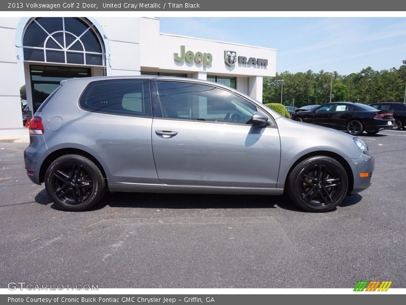 United Gray Metallic / Titan Black 2013 Volkswagen Golf 2 Door