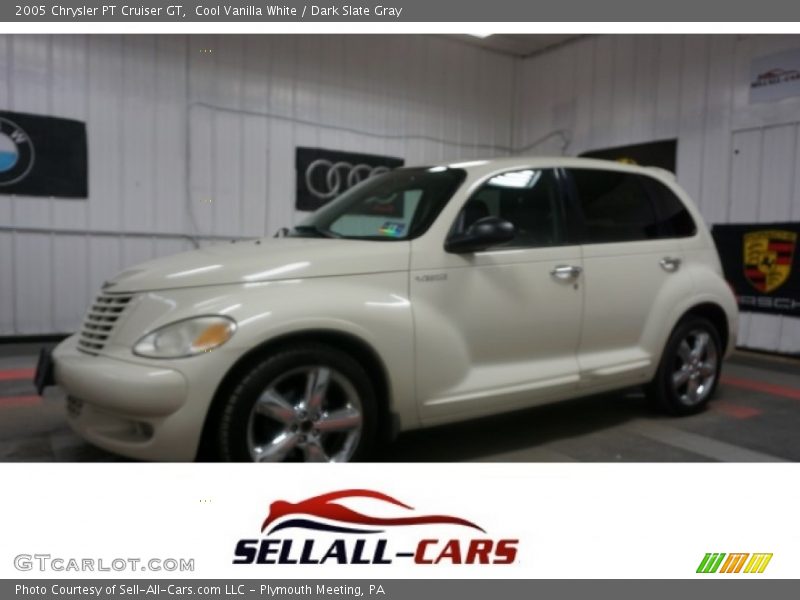 Cool Vanilla White / Dark Slate Gray 2005 Chrysler PT Cruiser GT