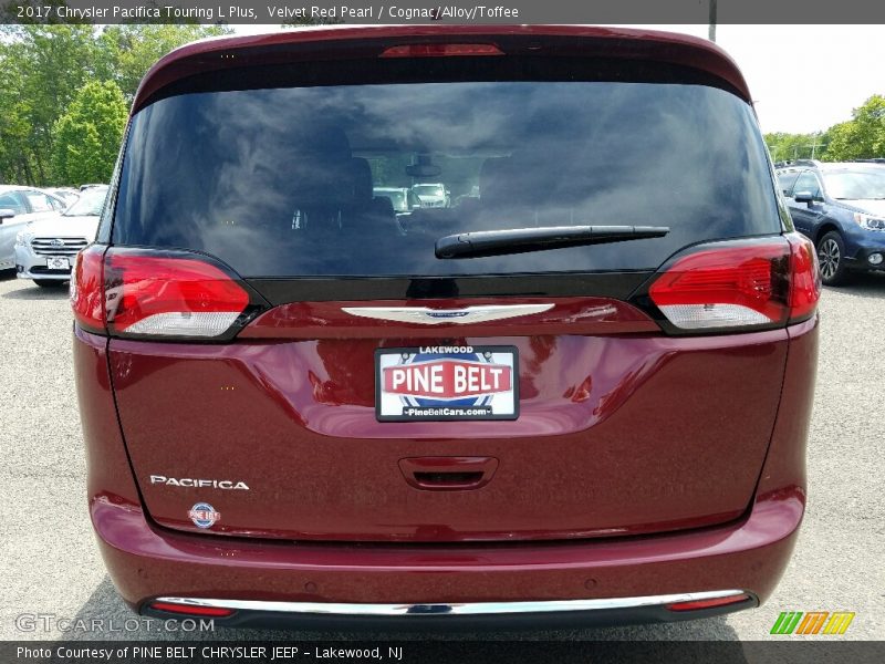 Velvet Red Pearl / Cognac/Alloy/Toffee 2017 Chrysler Pacifica Touring L Plus